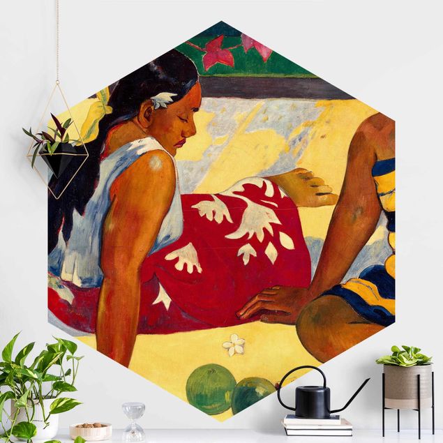 Déco murale cuisine Paul Gauguin - Parau Api (Deux femmes de Tahiti)