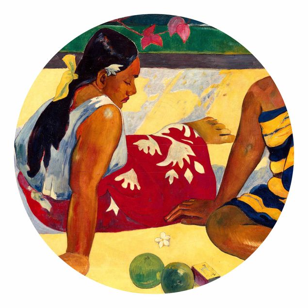Papier peint moderne Paul Gauguin - Parau Api (Deux femmes de Tahiti)