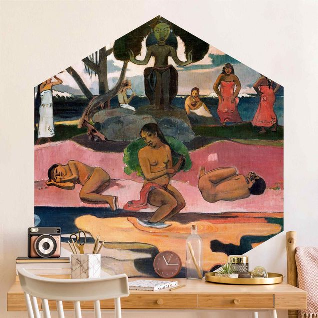 Tableaux Impressionnisme Paul Gauguin - Le jour des dieux (Mahana No Atua)