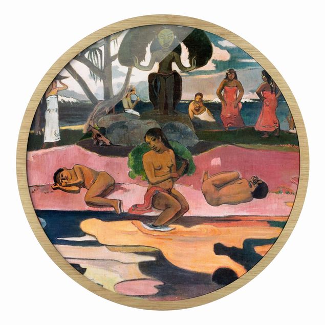 Tableaux mer Paul Gauguin - Le jour des dieux (Mahana No Atua)