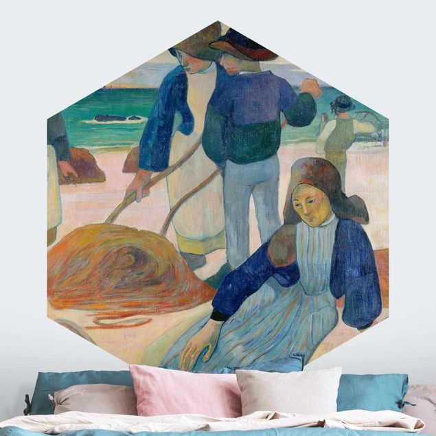 Tableau impressionniste Paul Gauguin - Les cueilleurs de varech (Ii)