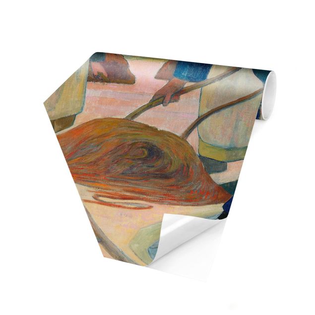 Papier peint panoramique hexagonal Paul Gauguin - Les cueilleurs de varech (Ii)