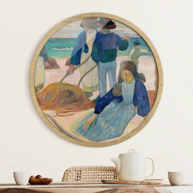 Toile impressionniste Paul Gauguin - Les cueilleurs de varech (Ii)