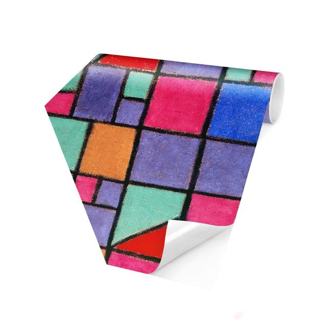Papiers peintspanoramique hexagonal Paul Klee - Façade de verre