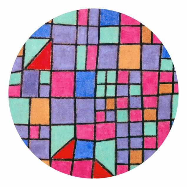 papier peint graphique Paul Klee - Façade de verre