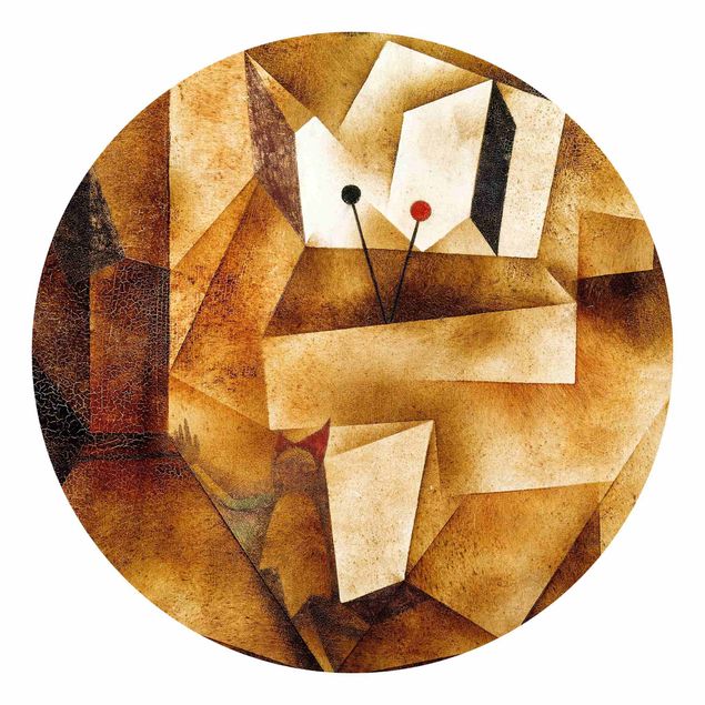 Papier peint marron Paul Klee - Orgue à timbales