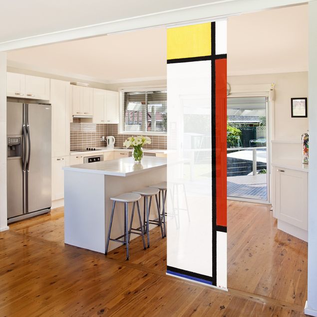 Déco mur cuisine Piet Mondrian - Composition I
