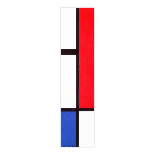 Tableau impressionniste Piet Mondrian - Composition avec rouge, bleu et jaune