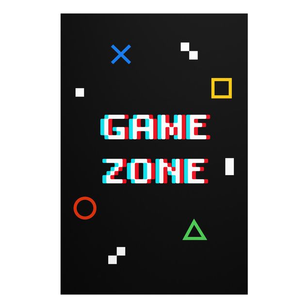 Tableaux Pixel Text Game Zone