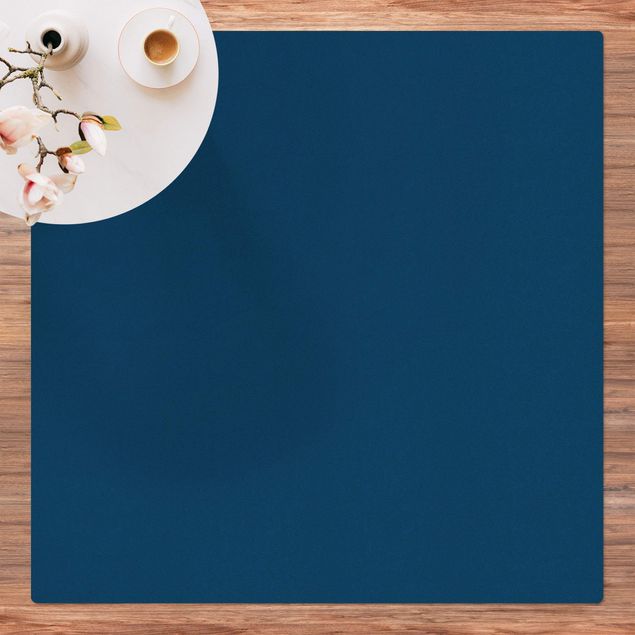 tapis salon moderne Bleu de Prusse