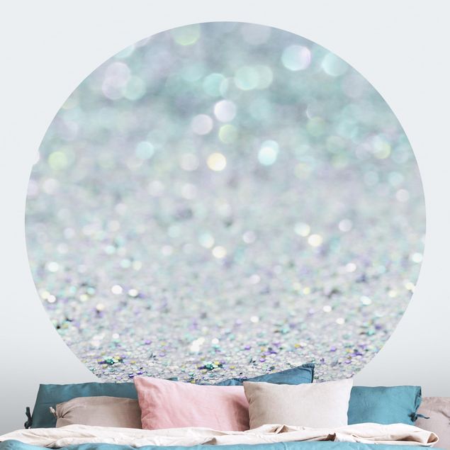 Déco mur cuisine Princess Glitter Landscape In Mint Colour