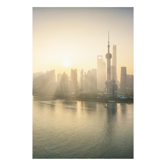 Tableau moderne Pudong à l'aube