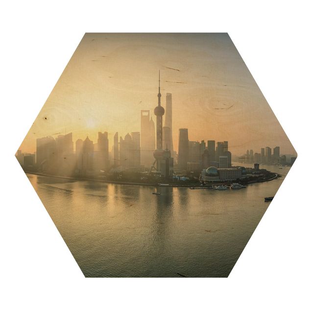 Tableaux muraux Pudong à l'aube