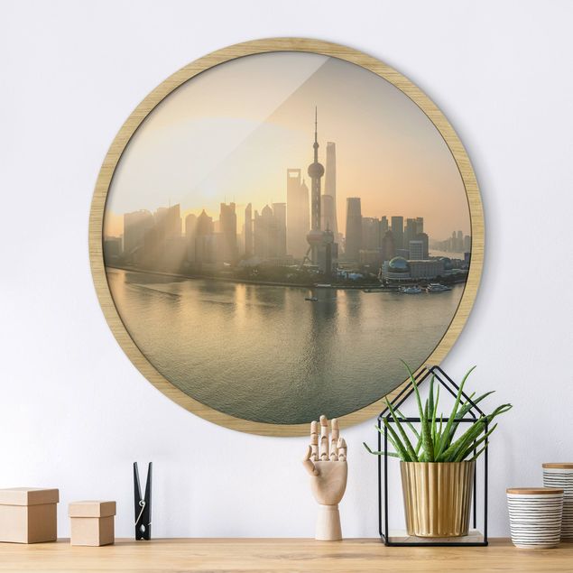Tableaux moderne Pudong à l'aube
