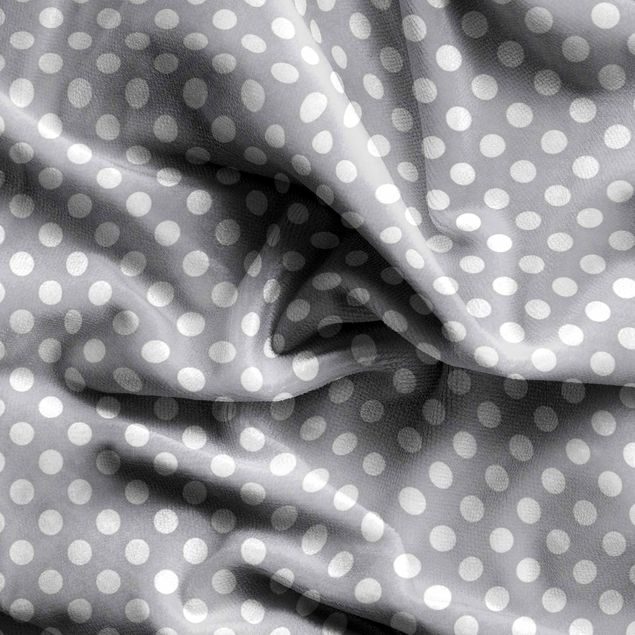 rideau motif White Dots On Gray