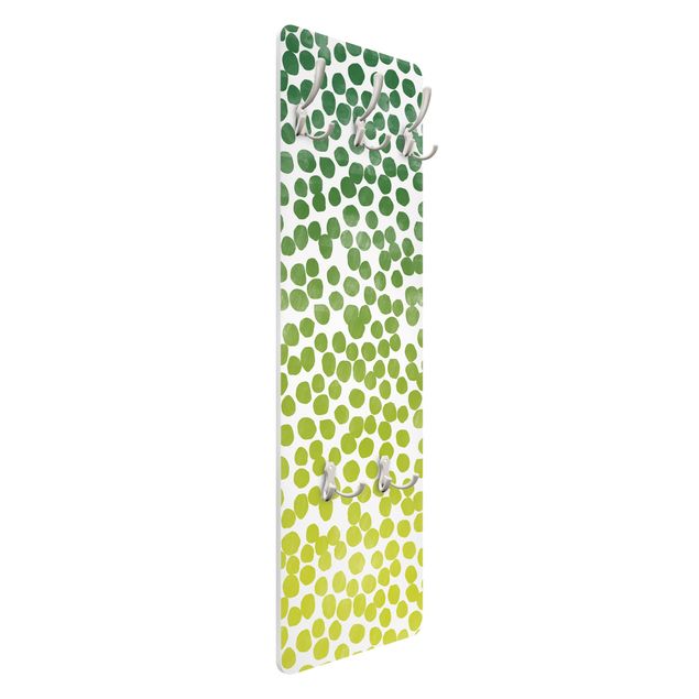 Porte-manteau - Dot pattern GreenYellow - Colour gradient