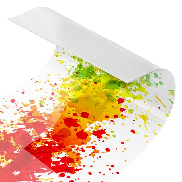 Revêtement mural cuisine - Rainbow Splatter
