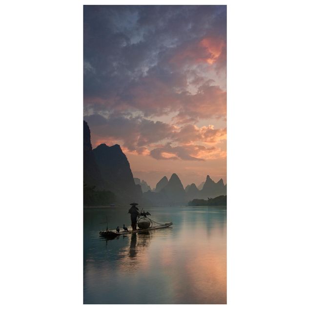 Panneau de séparation - Sunrise Over Chinese River