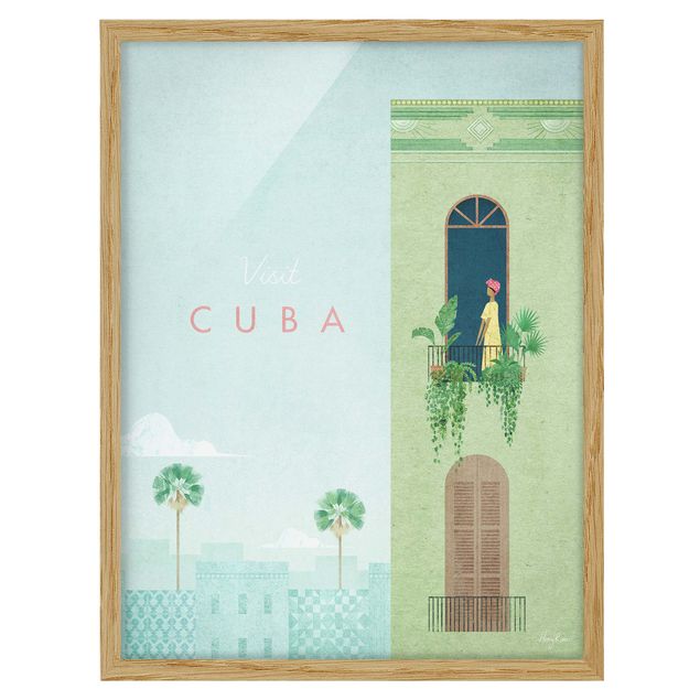 Tableaux reproductions Campagne touristique - Cuba
