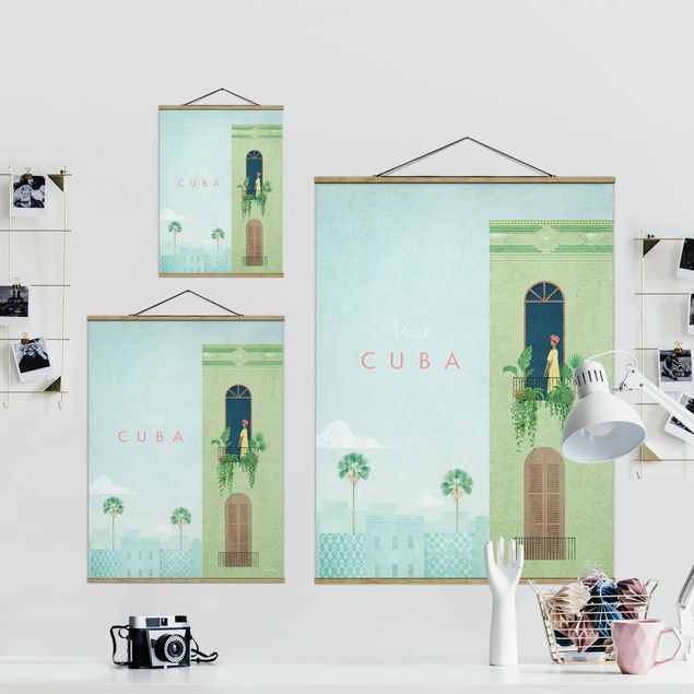 Tableaux de Henry Rivers Campagne touristique - Cuba