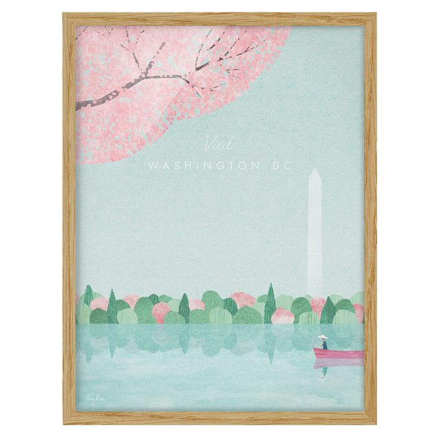 Tableau reproduction Campagne touristique - Washington DC
