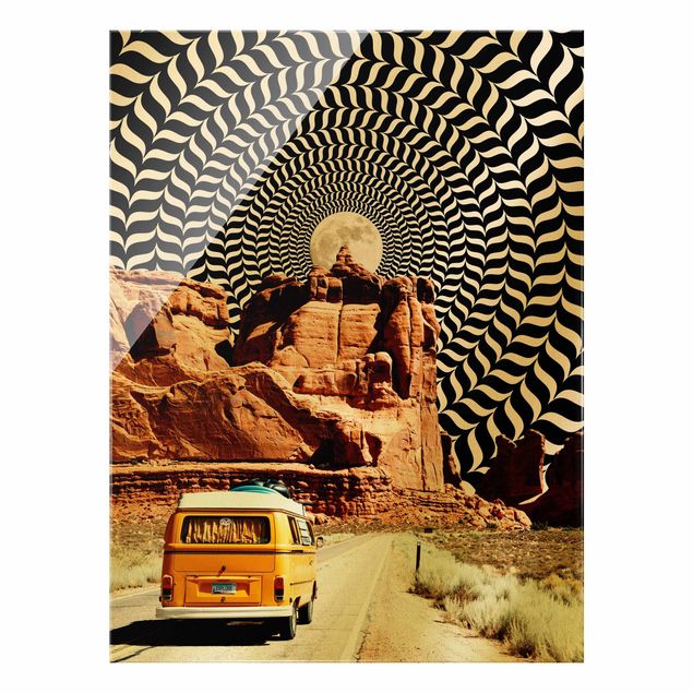 Tableaux muraux Retro Collage - The Best Road Trip II