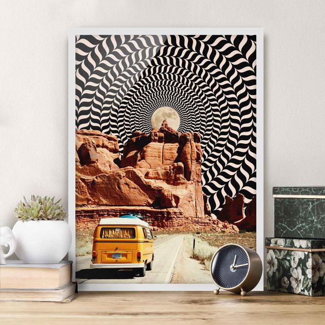 Tableau voitures Retro Collage - The Best Road Trip II