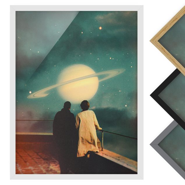 Tableaux Retro Collage - Together Through The Storm