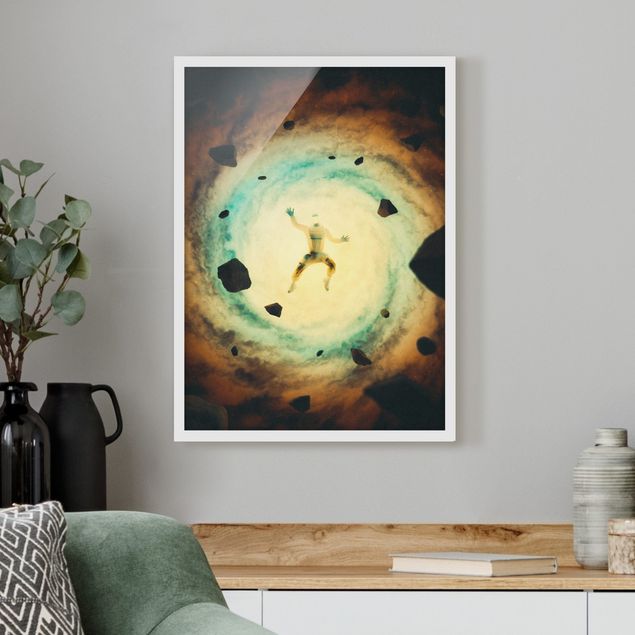 Tableaux moderne Retro Collage - In Space
