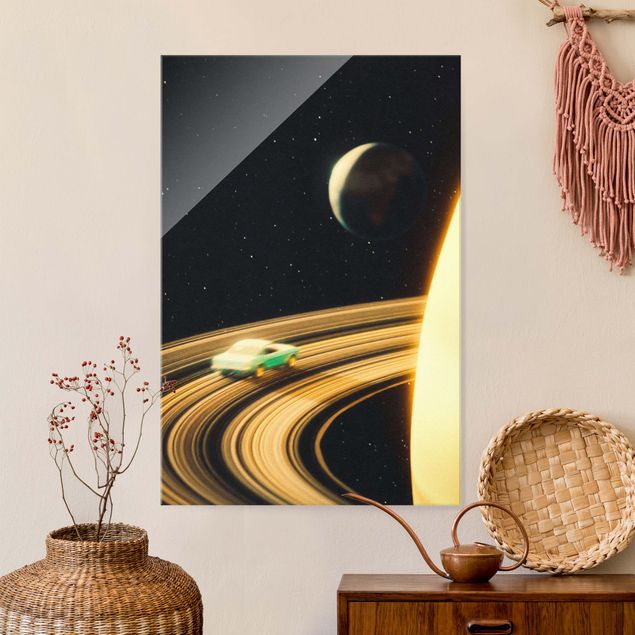 Déco chambre enfant Retro Collage - Saturn Highway