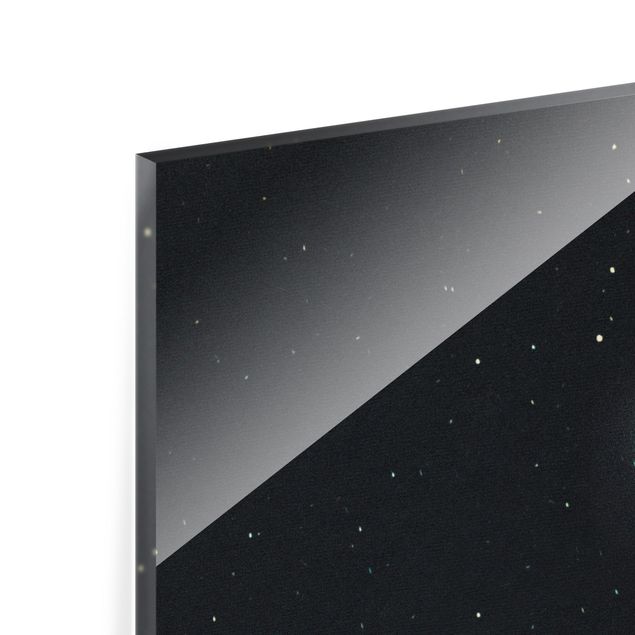 Tableaux en verre magnétique Retro Collage - Saturn Highway