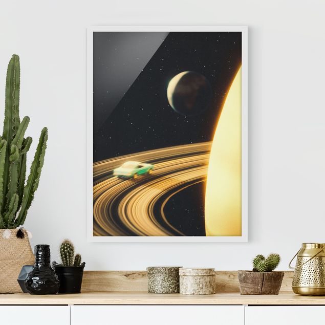 Déco chambre enfant Retro Collage - Saturn Highway