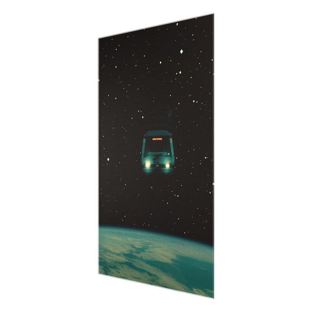 Tableau décoration Retro Collage - Space Express
