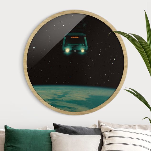 Tableaux moderne Retro Collage - Space Express