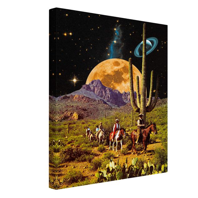 Tableaux moderne Retro Collage - Space Cowboys