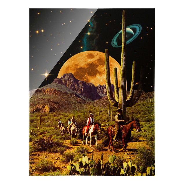 Tableaux vintage Retro Collage - Space Cowboys