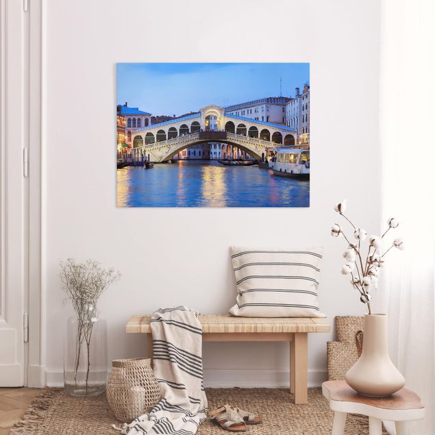 Tableau toile italie Pont du Rialto à Venise