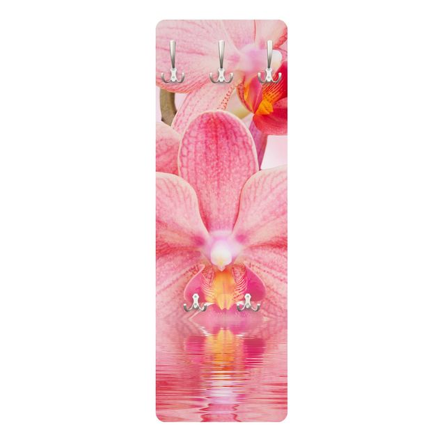 Porte-manteau - Light Pink Orchid On Water