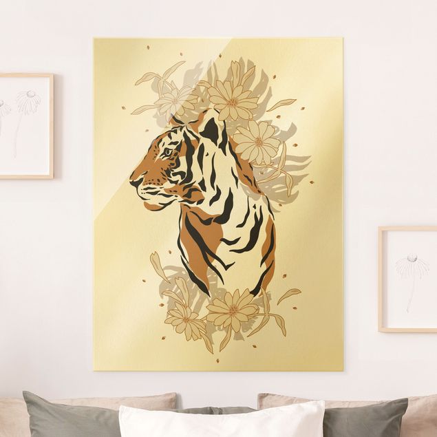 Tableau tigres Animaux de safari - Portrait Tigre