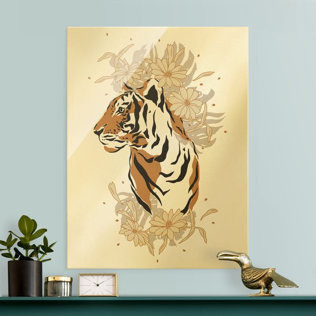 Tableaux moderne Animaux de safari - Portrait Tigre