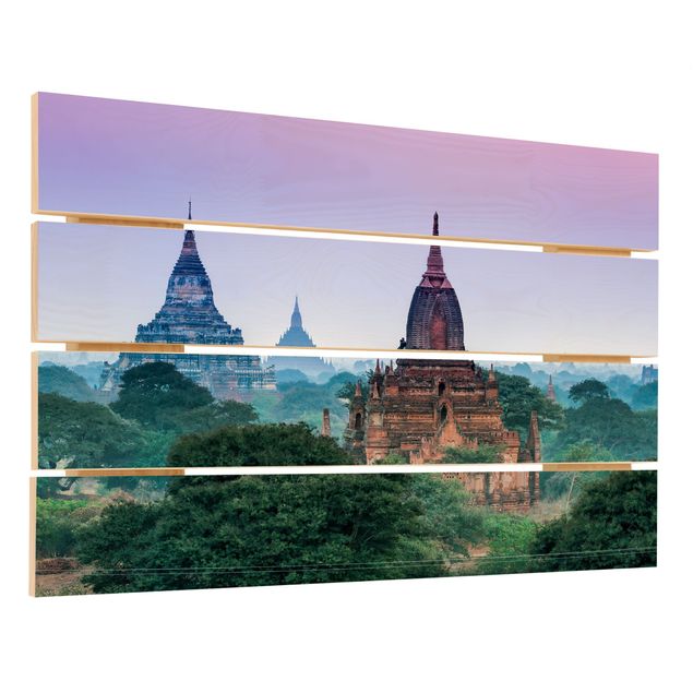 Impression sur bois - Temple Grounds In Bagan