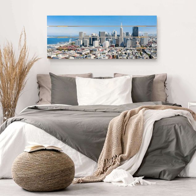 Tableau décoration Silhouette urbaine de San Francisco