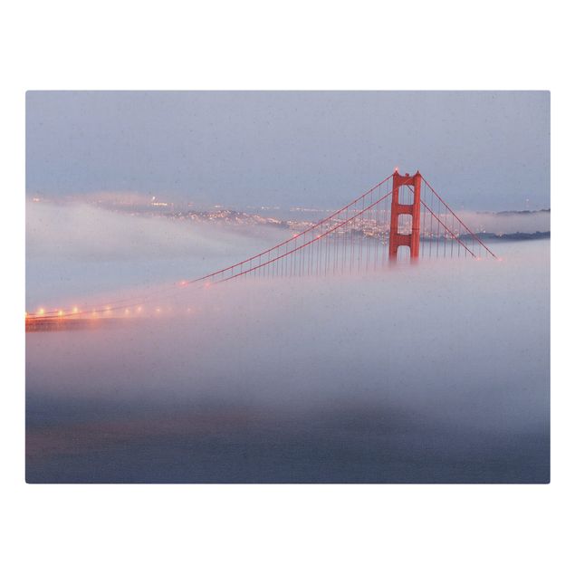 Tableau bleu Le pont Golden Gate de San Francisco