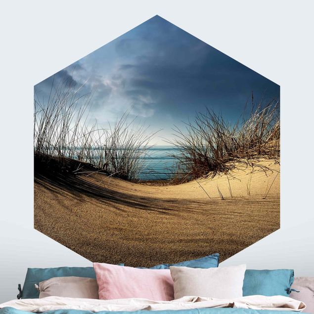 Papier peint panoramique bord de mer Dune de sable
