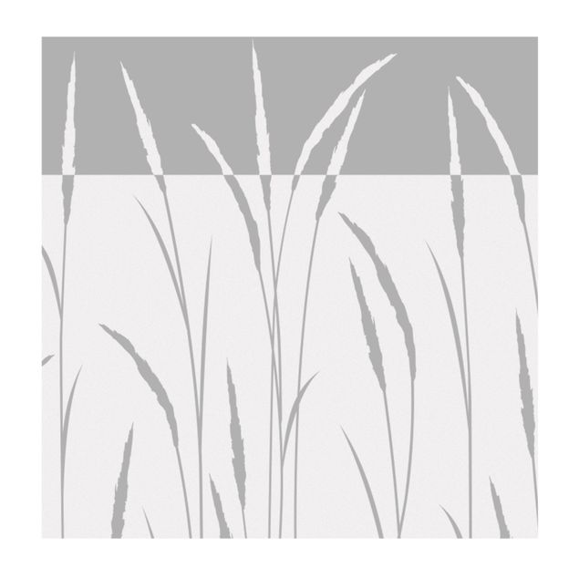 Film pour fenêtres - Roseaux et bordure de l'herbe