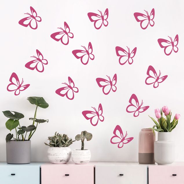 Sticker mural - Butterfly Set