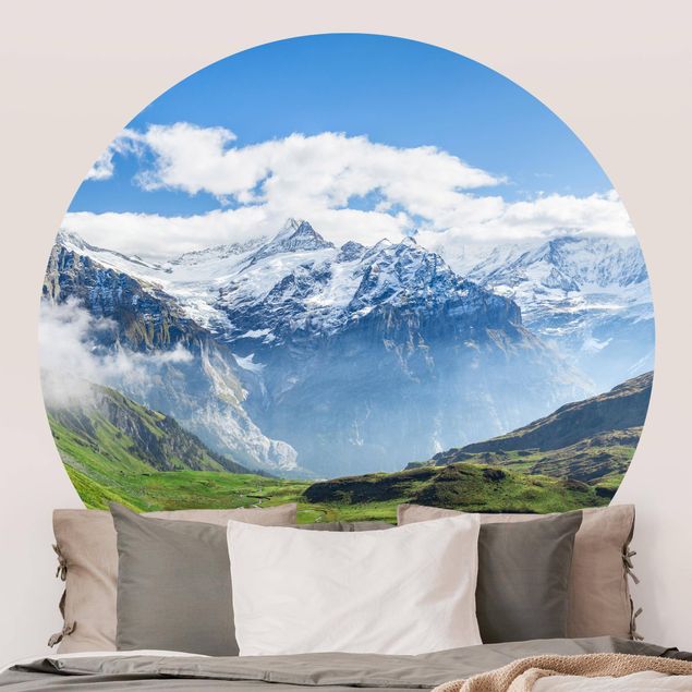 Papier peint montagne Panorama alpin de Swizz