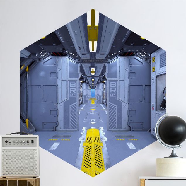Papiers peints modernes Sci-Fi Inside A Spaceship