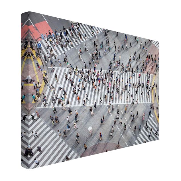 Tableaux gris Traversée de Shibuya à Tokyo