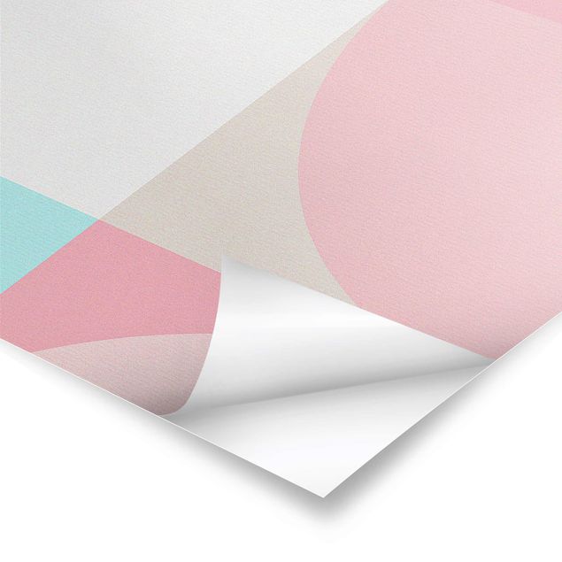 Poster - Scandinavian Shapes In Pastel ll